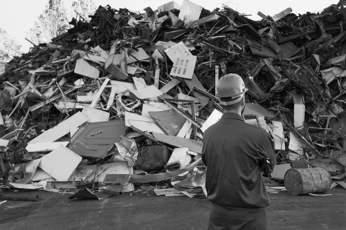 People disposing of old furniture in Hayes