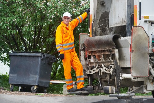 Team of professionals at Commercial Waste Hayes handling waste